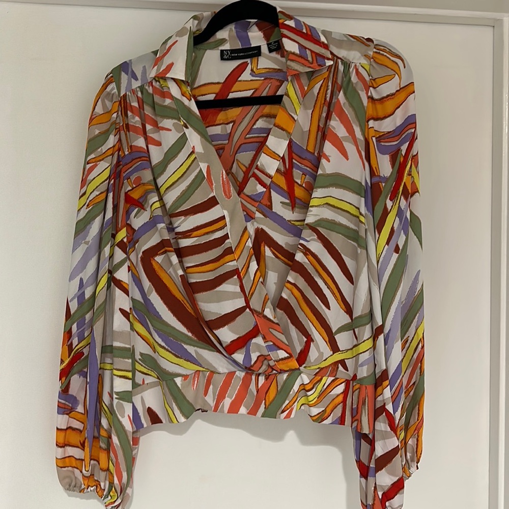 Wrap blouse